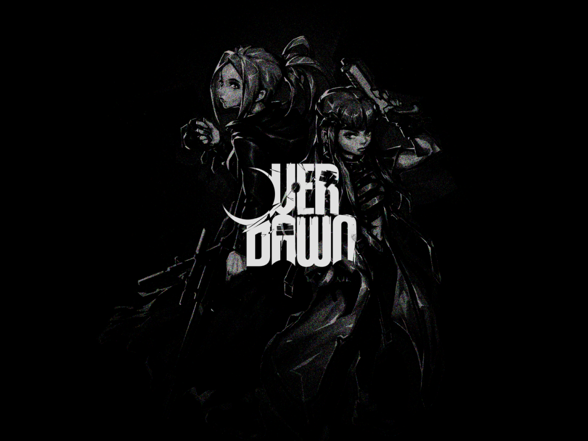 Overdawn bullet hell indie game graphics and cover art